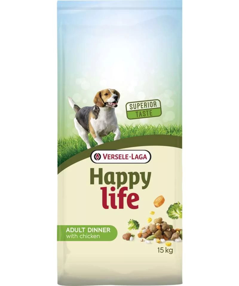 Happy Life Adult Chicken Dinner, 15 kg