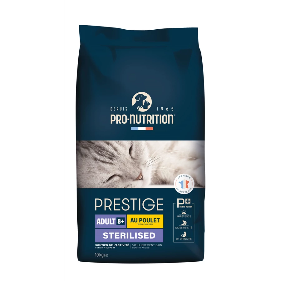 Pro-Nutrition Prestige Cat Adult 8+ Sterilized, 10 kg