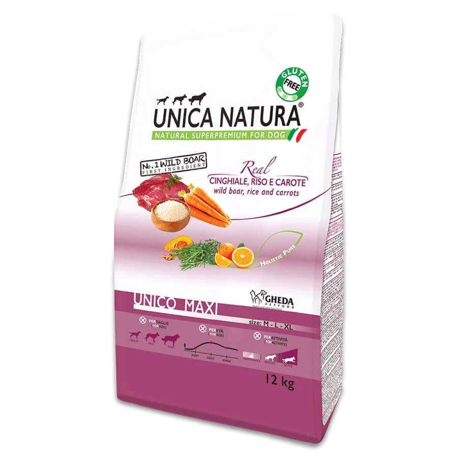 Gheda | Unica Natura Unico Maxi - Wild boar, vaddisznóval, 12 kg